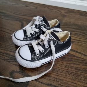 Converse Black Sneakers Size Infant 4